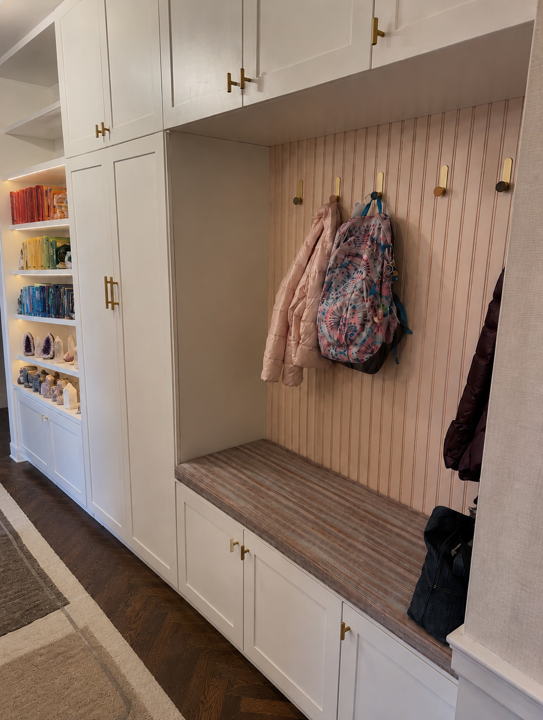 Foyer built-in for NYC family apartment